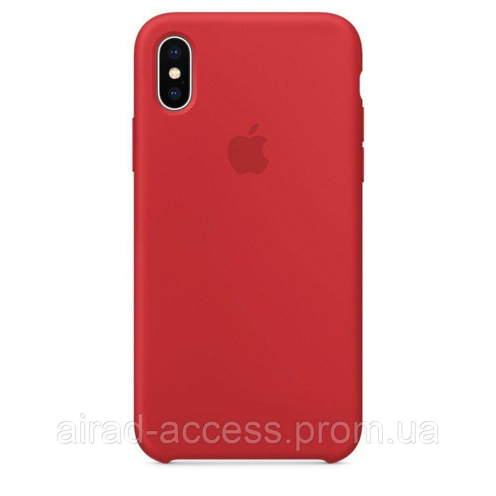 

Чехол HC Silicone Case для Apple iPhone X/XS Red Без бренда, Красный