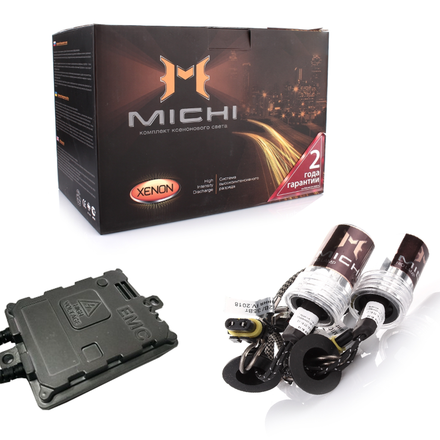 

Комплект ксенона Michi 40w 12v H7 4300k Q-start (быстрый розжиг ламп)