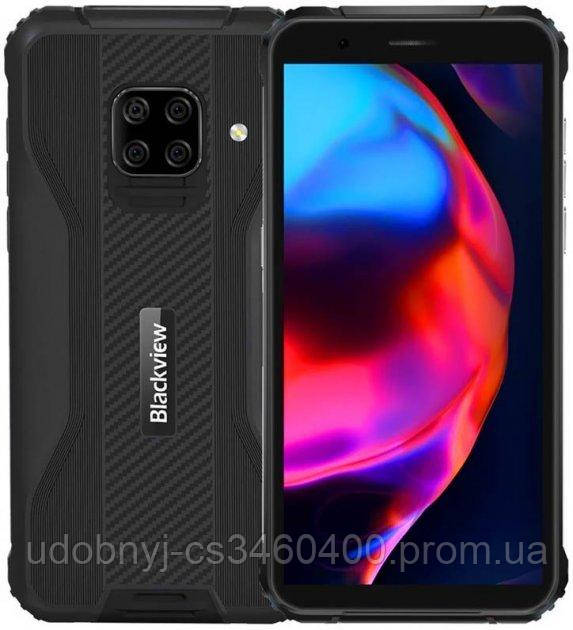 

Смартфон защищенный с 4 камерами и нфс модулем Blackview BV5100 Pro Black Global 4/128 NFC (Гарантия 12 мес), Черный