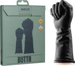 

Перчатки латексные для фистинга Buttr Gauntlets Fisting Gloves, Черный