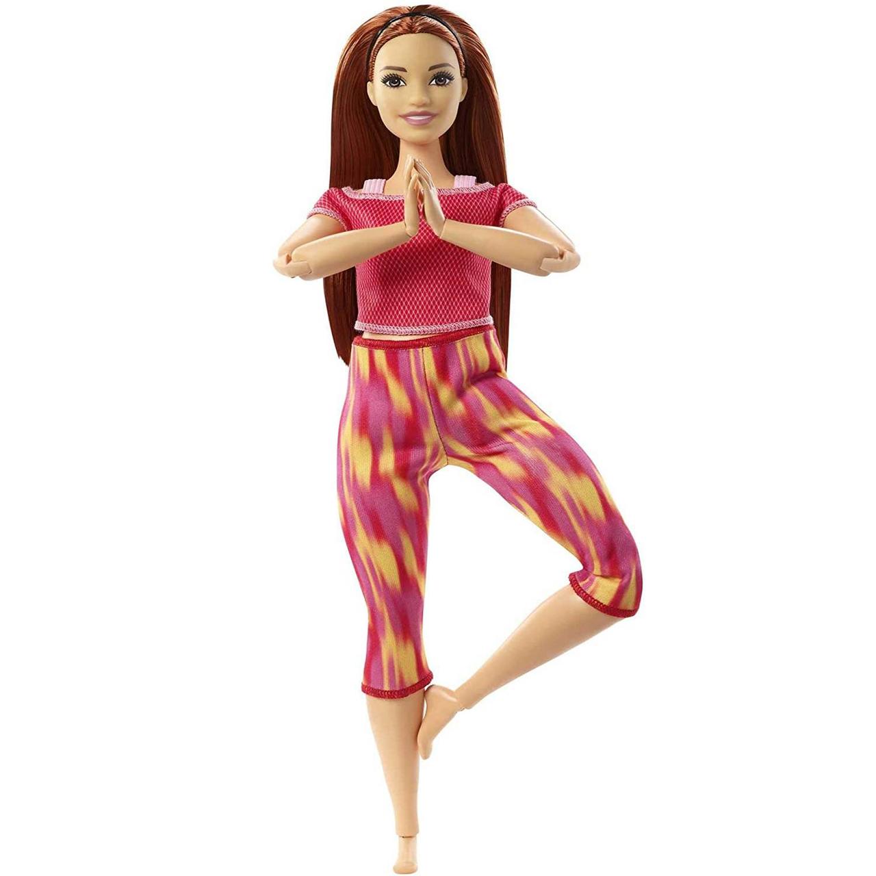 Кукла Барби Йога Рыжая Двигайся как Я Barbie Made to Move GXF06
