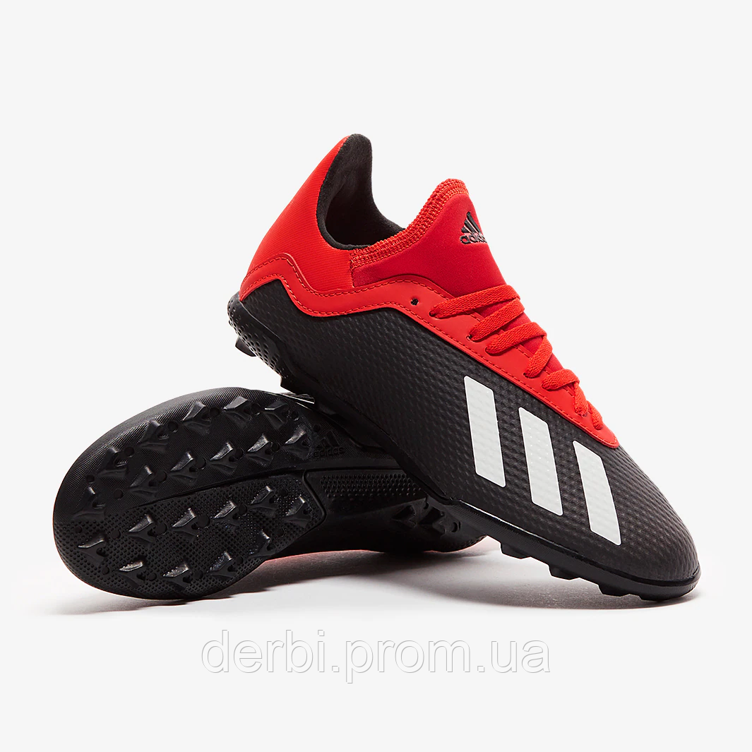 

Детские футбольные сороконожки adidas Jr X Tango 18.3 TF UK 3/ UKR 35/ 22.5см, Черный