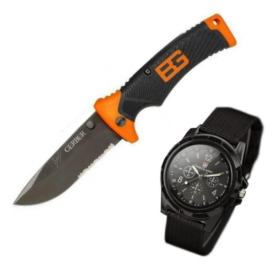 

Нож Gerber Bear Grylls Ultimate и часы SwissArmy SKL11-207637