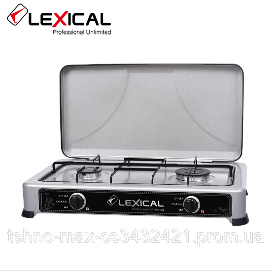 

Газовая плита LEXICAL LGS-2812-8 на 2 конфорки Silver 3.7KW