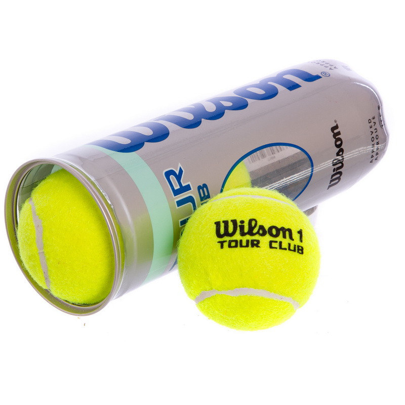 

Мяч для большого тенниса тренировочный Wilson TOUR CLUB (3шт) T1054