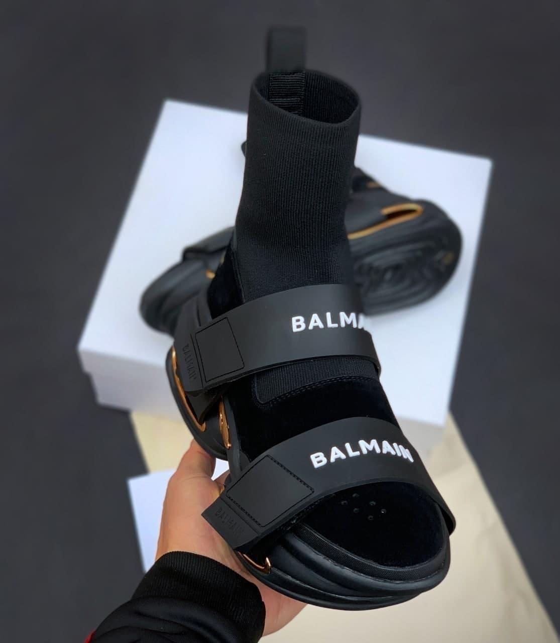 

Кроссовки | обувь BALMAIN Bold Sock Sneaker Black 6534 39 (25см.), Серый