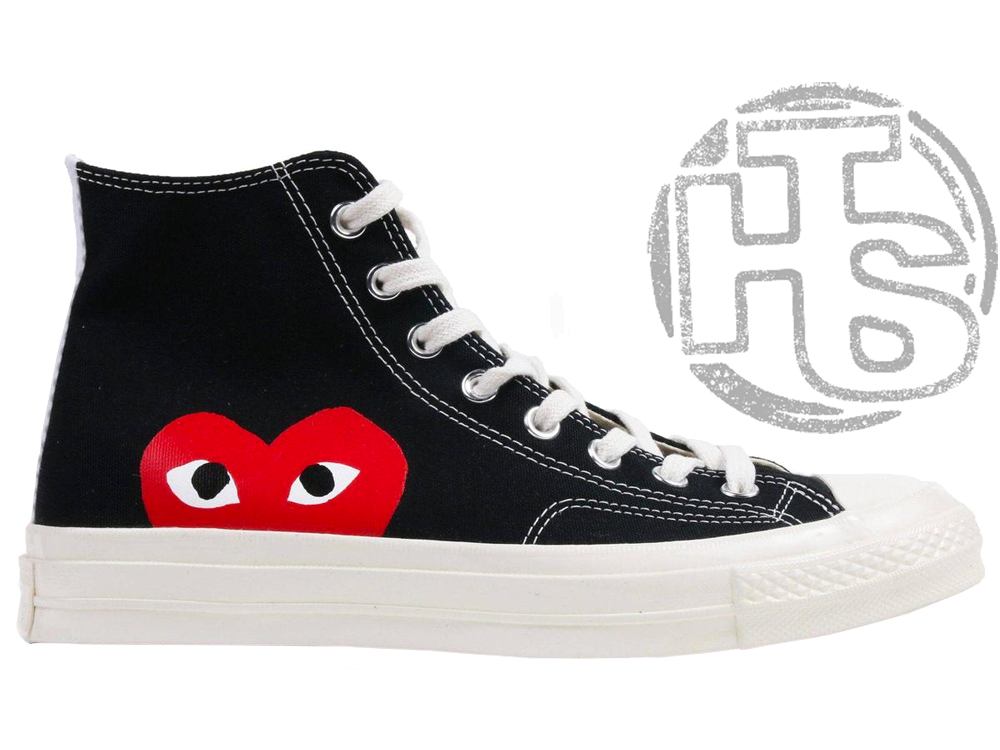 

Женские кеды Converse x Comme Des Garcons Play High Black 150204C, Черный
