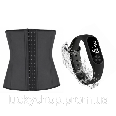 

Утягивающий пояс Waist Training и в подарок Наручные часы Led Watch Smart SKL11-277560