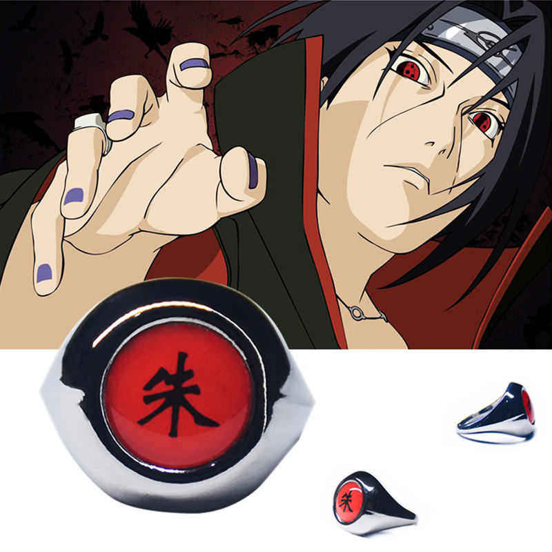 

Косплей Кольцо Итачи Учихи, члена Акацуки из аниме Наруто Naruto: Cosplay Akatsuki Itachi Uchiha, anime Naruto