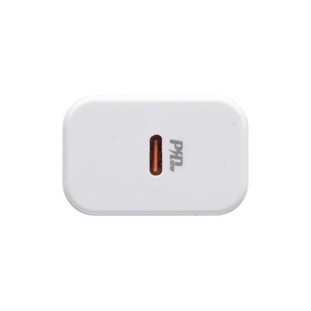 

Зарядное устройство Hoco C71A Type C 2.4A Quick Charge 3.0 с кабелем Lightning Белый