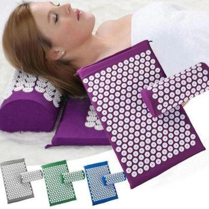 

Ортопедический массажный коврик Acupressure mat с подушкой