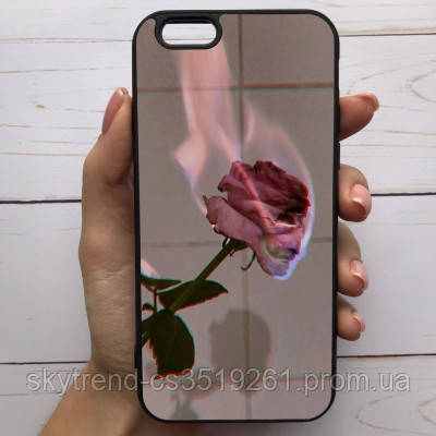 

Чехол Mood для iPhone 6/6s с рисунком Горящая роза SKL68-285242, Разные цвета