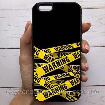 

Чехол Mood для iPhone 6/6s с рисунком Warning SKL68-287008, Разные цвета