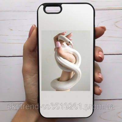 

Чехол Mood для iPhone 6 Plus/6s Plus с рисунком Змея на сером SKL68-285543, Разные цвета