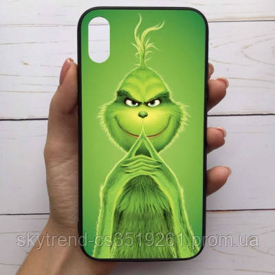 

Чехол Mood для iPhone Xs Max с рисунком Гринч SKL68-284623, Разные цвета