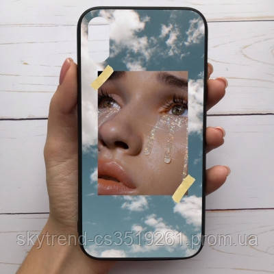 

Чехол Mood для iPhone X/Xs с рисунком Небо девушка слёзы SKL68-287337, Разные цвета