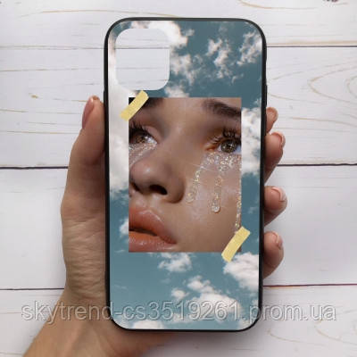 

Чехол Mood для iPhone 11 с рисунком Небо девушка слёзы SKL68-287612, Разные цвета