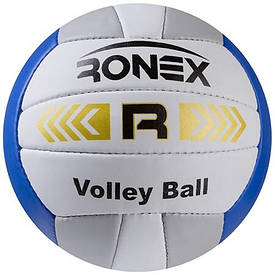 Волейбольный мяч Ronex Orignal Grippy №5 RXV-3, Серо-синий