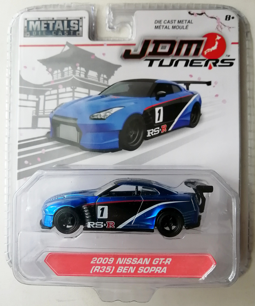 

Машинка Jada - JDM Tuners - 2009 Nissan GT-R (R35) Ben Sopra. Jada Toys. Оригинал