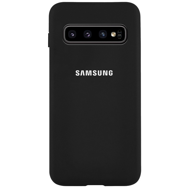 

Чехол Silicone Cover Full Protective (AA) для Samsung Galaxy S10+, Черный / black