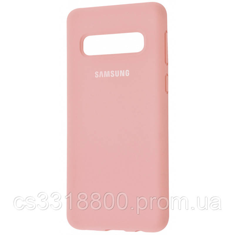 

Чехол Silicone Cover Full Protective (AA) для Samsung Galaxy S10 Розовый / Pink Sand