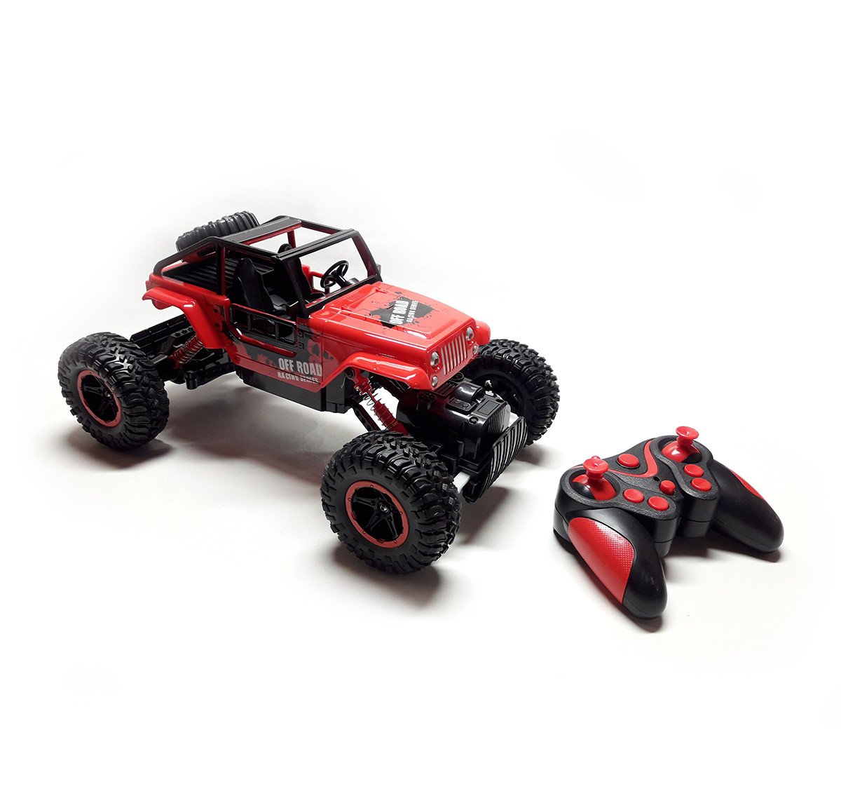 

Внедорожник с большими колесами на радиоуправлении Diancheng Toys Rock Crawler 0136 красный