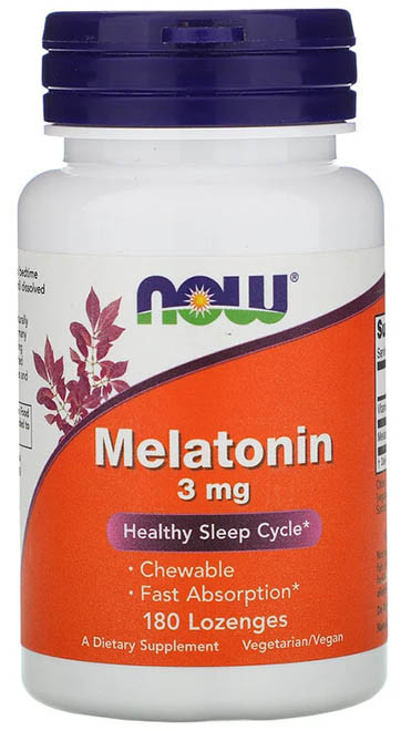 

Melatonin 3MG NOW (180 жевательных таб.)