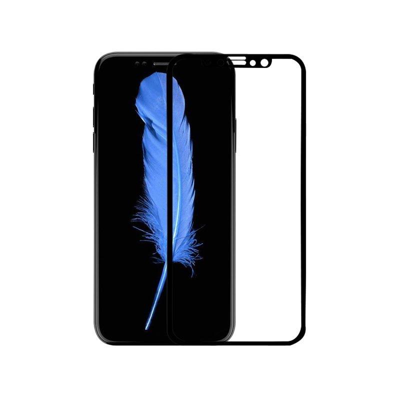 

Защитное стекло COTEetCI 4D Full-Screen черное для iPhone X/XS/11 Pro, Чёрный