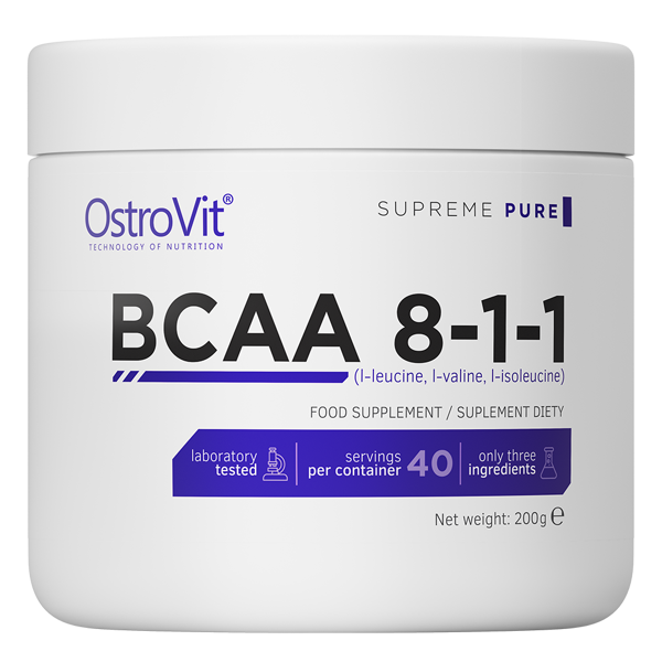 BCAA 8-1-1 OstroVit 200 г Без смакових добавок