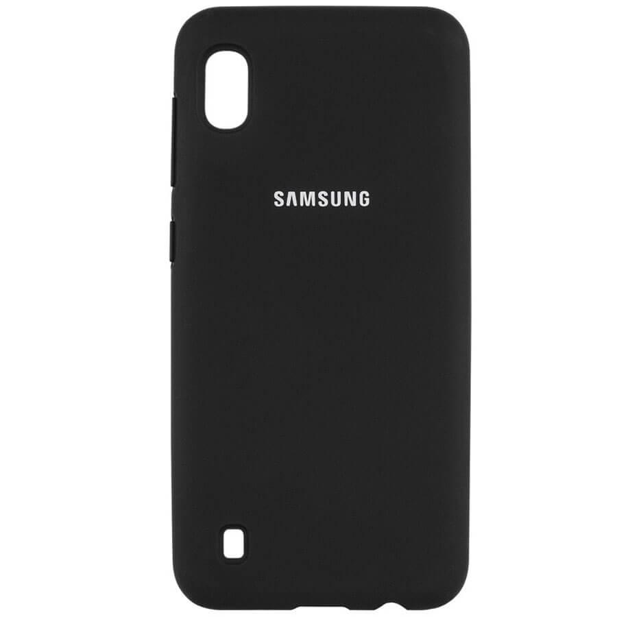 

Чехол Silicone Cover Full Protective (AA) для Samsung Galaxy A10s Черный / Black