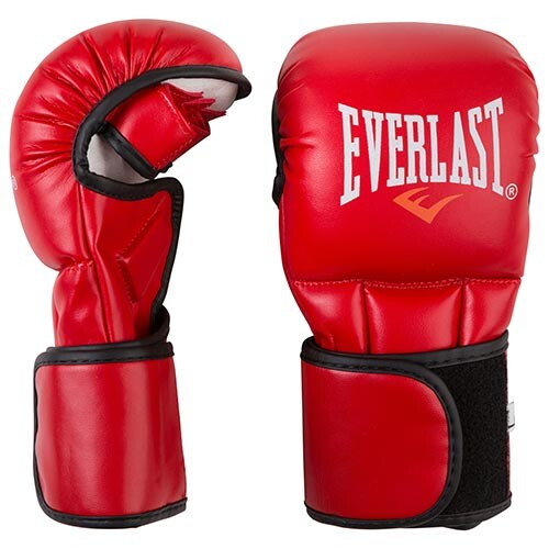 

Перчатки для единоборств (снарядные) Everlast красные EVDX415, Красный