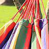 Гамак подвесной для отдыха тканевый Mexikan Hammock (Разноцветный), фото 2