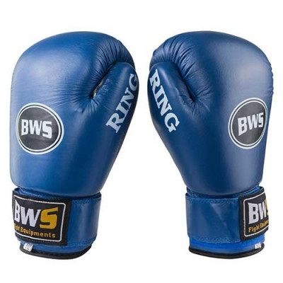 

Боксерские перчатки World Sport кожаные синие 8oz Bws Ring SKL11-281261, Синий