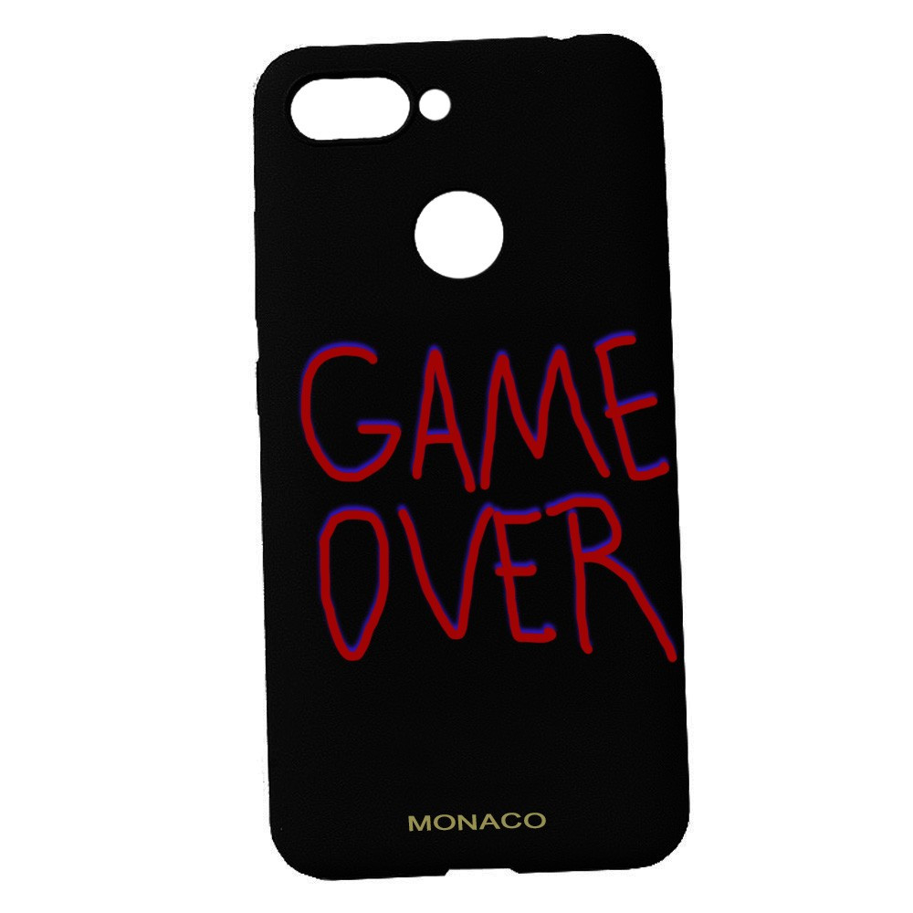 

Защитный чехол Glass+TPU с картинкой Game Over для Xiaomi Mi8 Lite