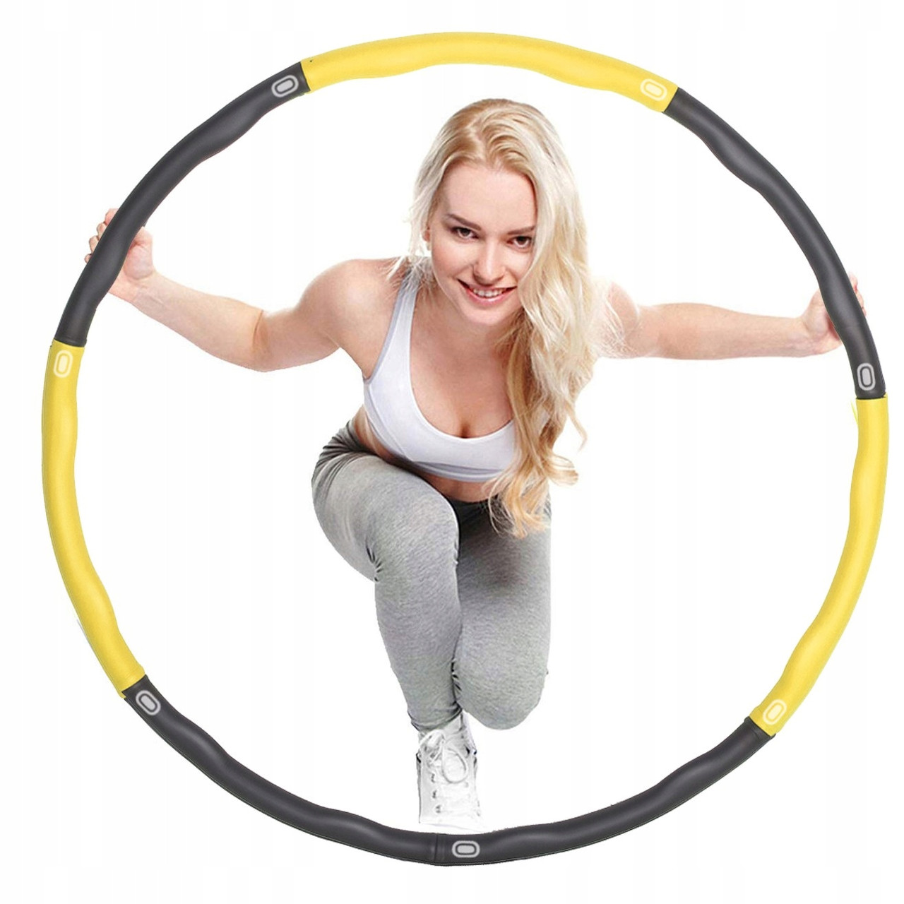 

Обруч массажный Springos Hula Hoop 83 см FA0029 аксессуары для фитнеса спорта для женщин мужчин