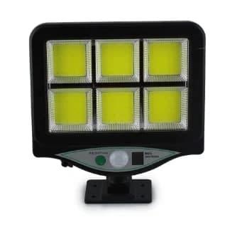 

Уличный фонарь с датчиком движения Solar Light BL BK128-6COB + пульт Черный ручной для кемпинга похода на