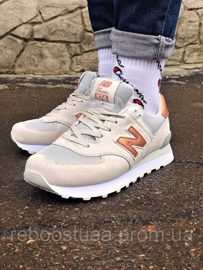 

New balance 574 demi беж