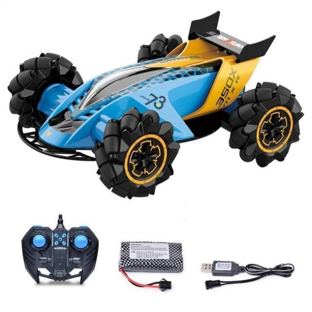 

Трюковая машинка Drifter Turbo Air RC 360⁰ с эффектом дыма Blue