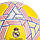 Мяч футбольный №5 Гриппи 5сл. REAL MADRID FB-0694 (№5, 5 сл., сшит вручную), фото 3