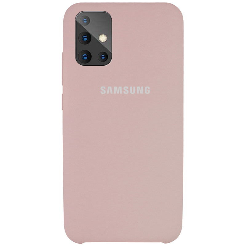 

Чехол Silicone Cover (AAA) для Samsung Galaxy A71, Розовый / pink sand