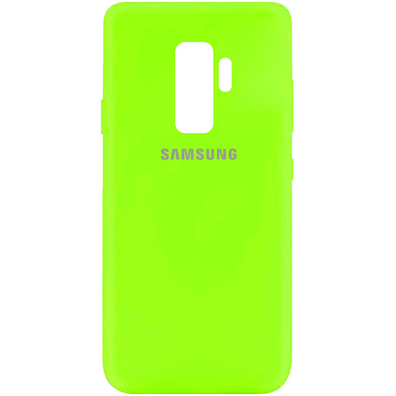 

Чехол Silicone Cover My Color Full Protective (A) для Samsung Galaxy S9+, Салатовый / neon green