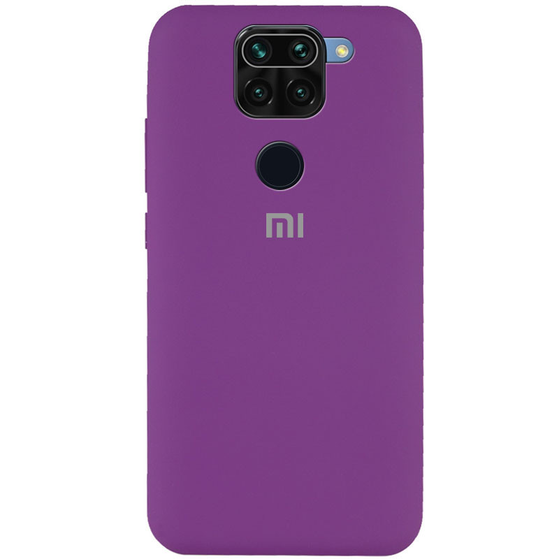 

Чехол Silicone Cover Full Protective (AA) для Xiaomi Redmi Note 9 / Redmi 10X, Фиолетовый / grape