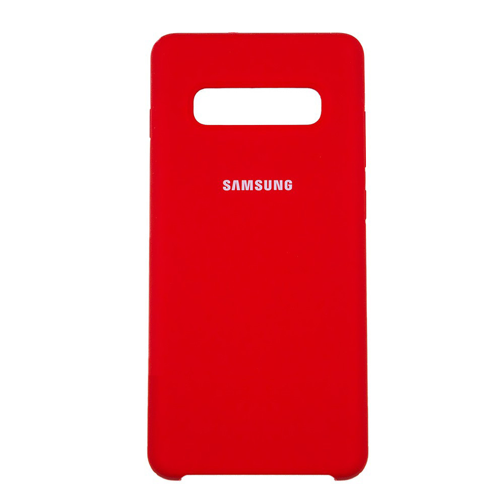 

Чехол Silicone Case High Copy Samsung S10 Plus Красный