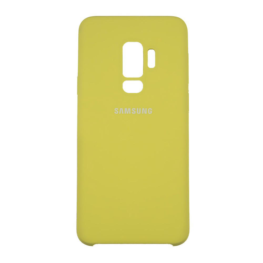 

Чехол Silicone Case High Copy Samsung S9 Plus Бледно-желтый