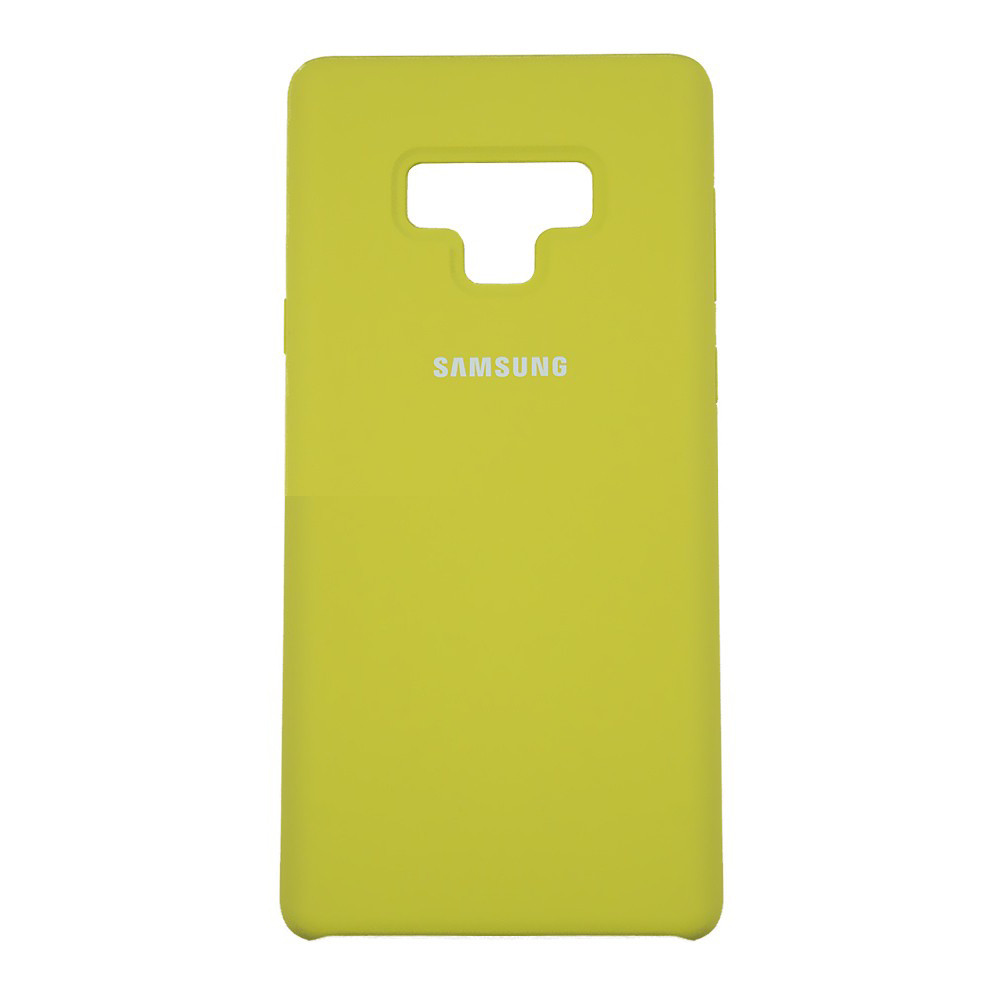 

Чехол Silicone Case High Copy Samsung Note 9 Бледно-желтый