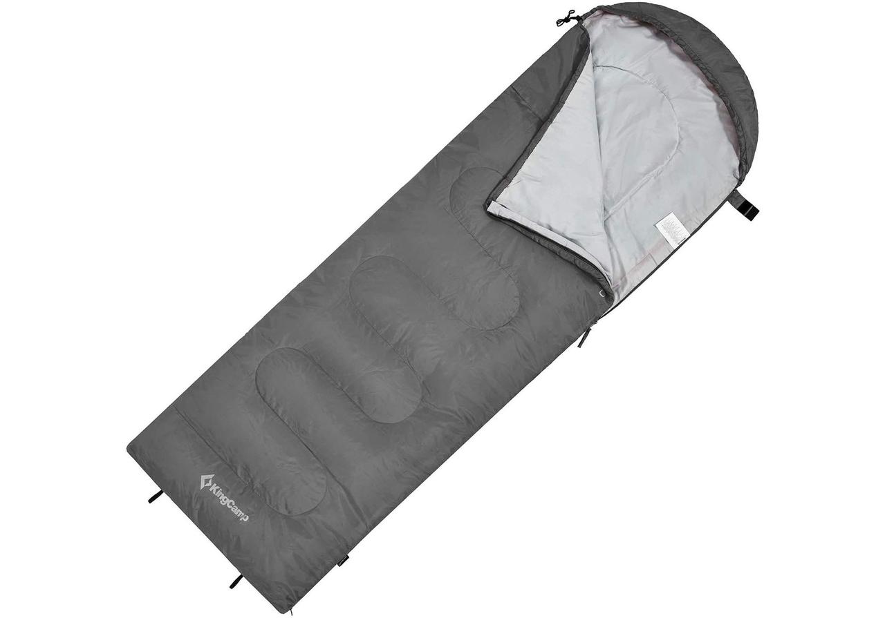 

Спальный мешок KingCamp Oasis 250XL(KS3222) (левая, mid grey), Серый