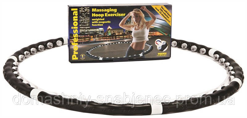 

Массажный обруч Massaging Hoop Exerciser Черный СПОРТИВНЫЙ ОБРУЧ