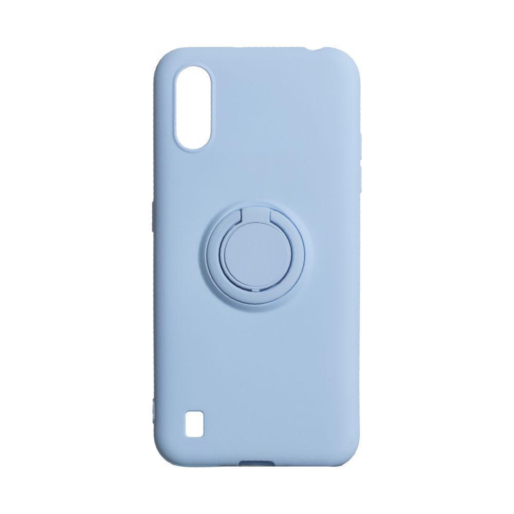 

Чехол Totu Ring Color для Samsung Galaxy A01 SM-A015 Голубой, Синий: light blue