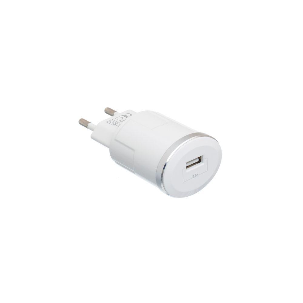 

Зарядное устройство Hoco C37A 2.4A 1 USB с кабелем Lightning Белый, White