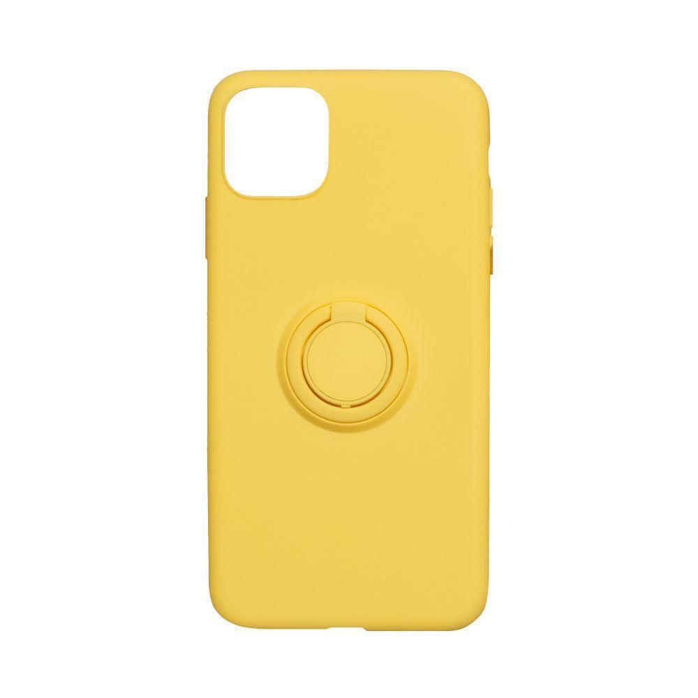 

Чехол Totu Ring Color для Apple iPhone 11 Pro Max Жёлтый, Желтый: yellow